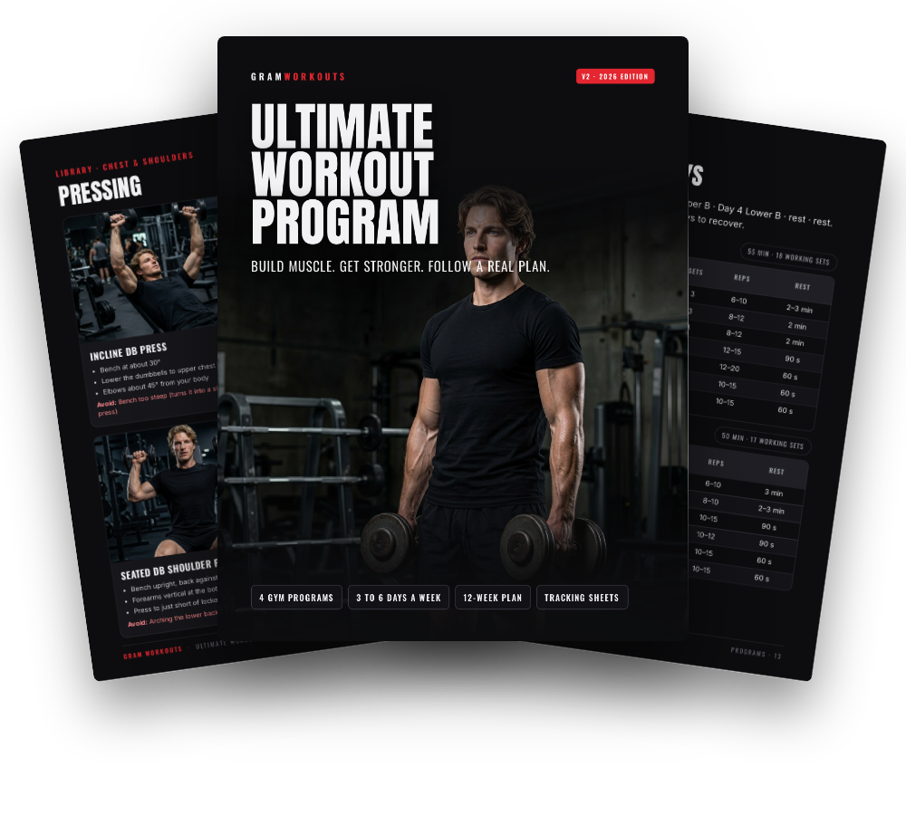 Pages from inside the program